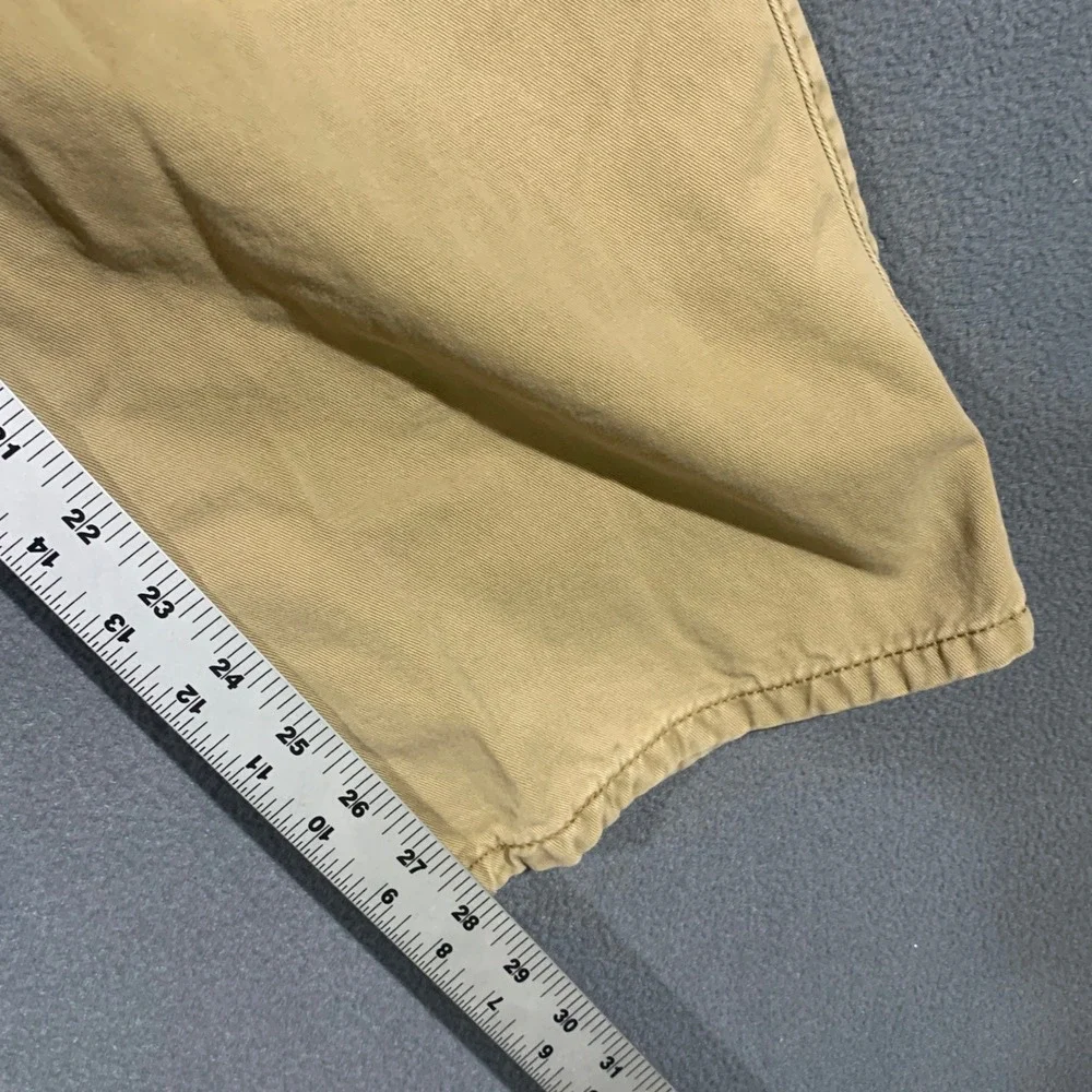 Levi Strauss Mens‎ Cargo Pants Khaki Tan Cotton Straight Leg 12462-0010 W38 L32